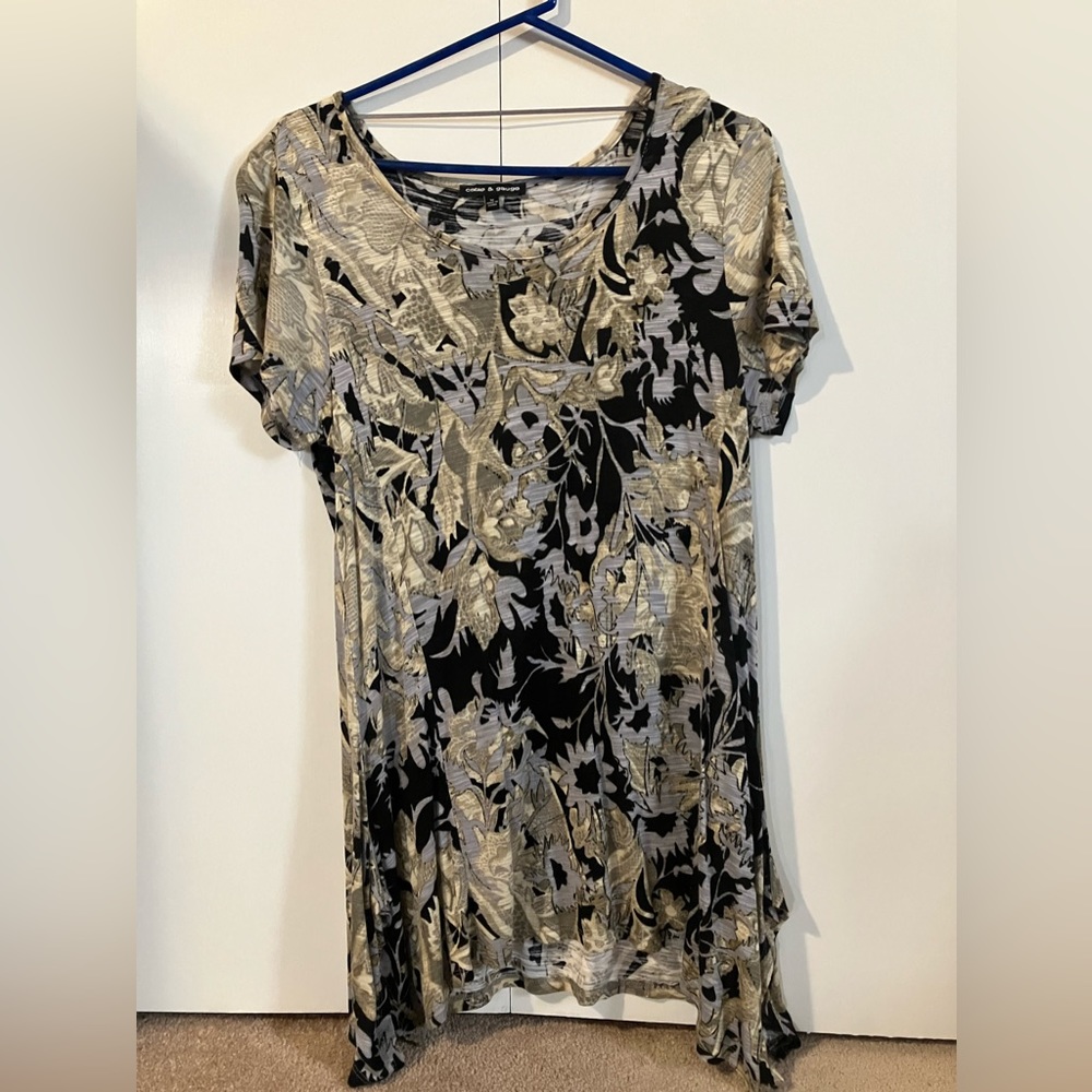 Cable & Gauge short sleeve tunic